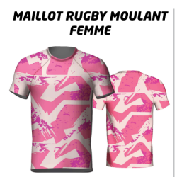 Maillot personnalisable de rugby  femme/maillot équipe derugby/acheter/rapidoprinting