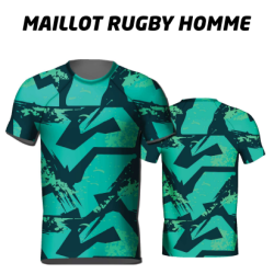 Maillot  de rugby homme personnalisable/maillot équipe de rugby/acheter/rapidoprinting