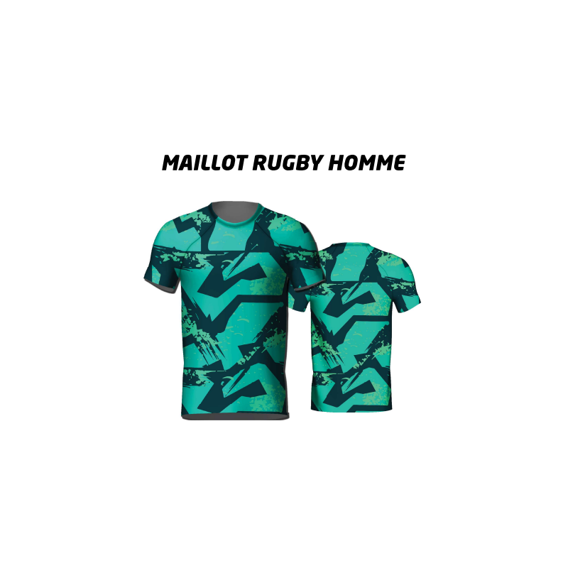 Maillot  de rugby homme personnalisable/maillot équipe de rugby/acheter/rapidoprinting