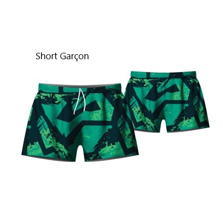 Short de rugby garçon personnalisable/tenue équipe de rugby/acheter/rapidoprinting