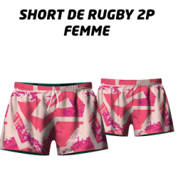 Short de rugby femme personnalisable/tenue équipe derugby/acheter/rapidoprinting