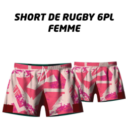 Short de rugby pro femme personnalisable/tenue équipe de rugby/acheter/rapidoprinting
