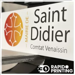 Dibond printing / rigid brackets / buy / rapidoprinting