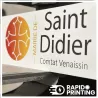 Dibond printing / rigid brackets / buy / rapidoprinting