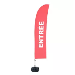 Complete Set of Beach Flag "Entrance" / beach flag loan to use / noriflame / buy / rapidopriniting