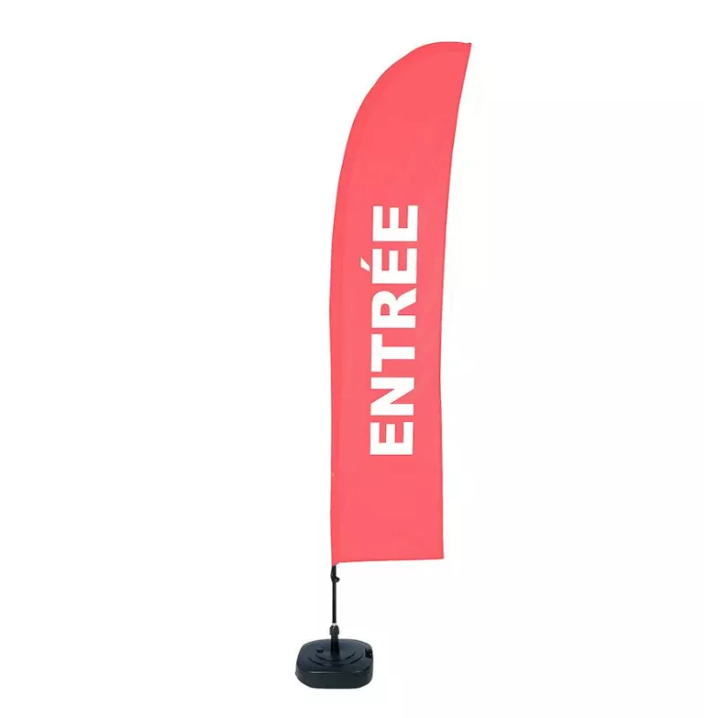 Complete Set of Beach Flag "Entrance" / beach flag loan to use / noriflame / buy / rapidopriniting