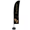 Beach Flag Pre Printed "Caterer" / beach flag loan for use / noriflame / buy / rapidoprinting