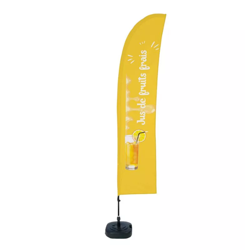 Beach Flag Complete "Fresh Fruit Juice" / beach flag loan for use / noriflame / bought / rapidoprinting