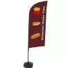 Complete Beach Flag "Snack Sinter"