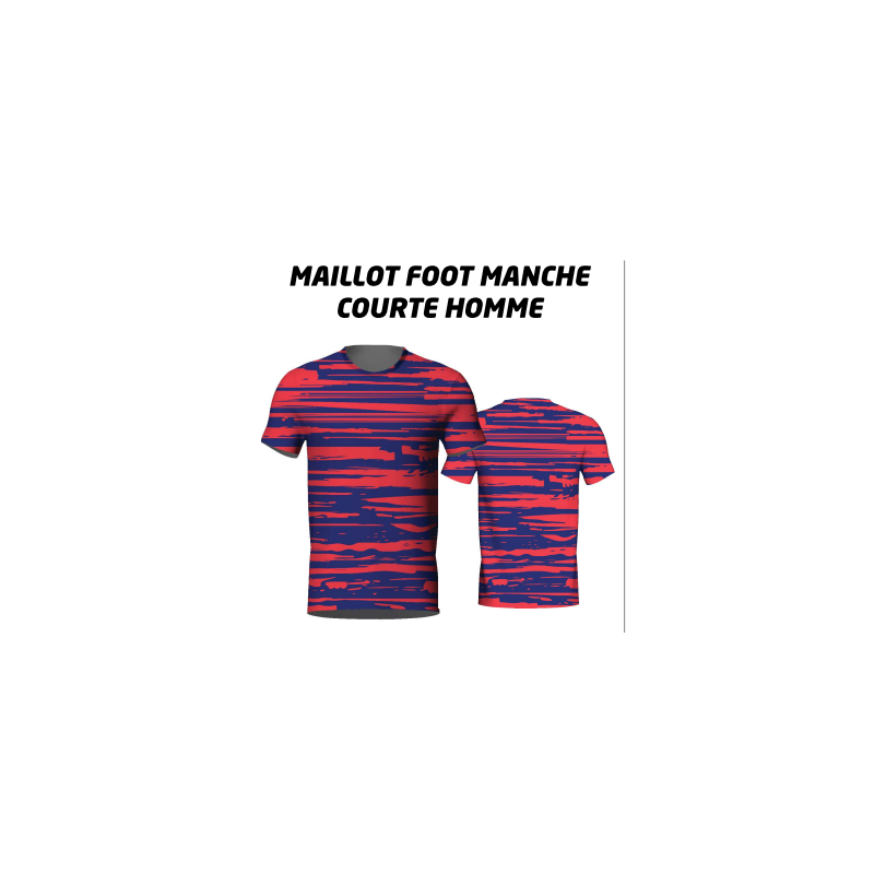 Maillot homme manche courte Football/maillot équipe de football/achetr/rapidoprinting