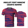 Maillot homme manche courte Football/maillot équipe de football/achetr/rapidoprinting