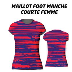 maillot foot manche courte femme/maillot équipe de football/acheter/rapidoprinting