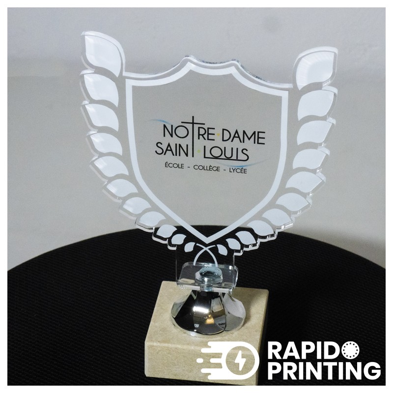 Trophée Coupe forme Blason