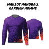 Maillot handball manches longues homme/tenue handball/acheter/rapidoprinting
