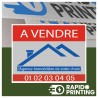 panneau Akylux pour agence immobilière / rapidoprinting