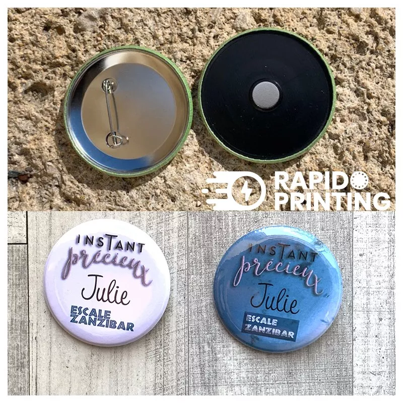 Badge Diameter 50 Customizable / buy / rapidoprinting