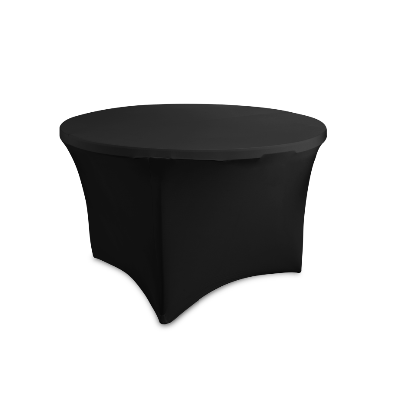Housse noire pour table 122cm/acheter/rapidoprinting