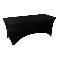 nappe extensible noire pour table rectangle 180x75/acheter/rapidoprinting