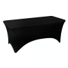 nappe extensible noire pour table rectangle 180x75/acheter/rapidoprinting