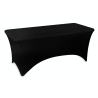expandable black tablecloth for rectangle table 180x75 / buy / rapidoprinting
