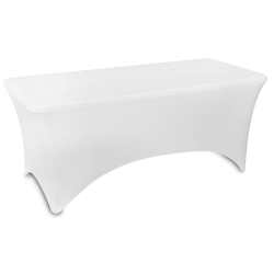 nappe blanche extensible pour table rectangle 180x75/achat/rapidoprinting
