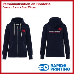 WAREN DER FRAUEN MIT KAPITAL UND INTEGRAL ZIP