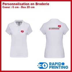 DICKES DAMEN-POLOSHIRT