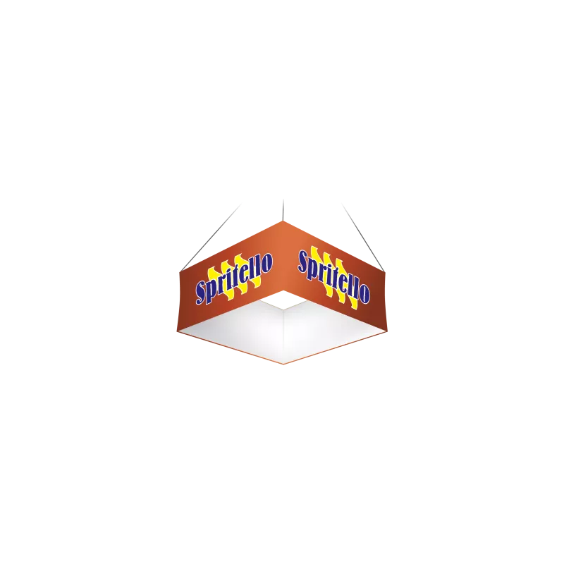 square suspended sign / rapidoprinting / purchase
