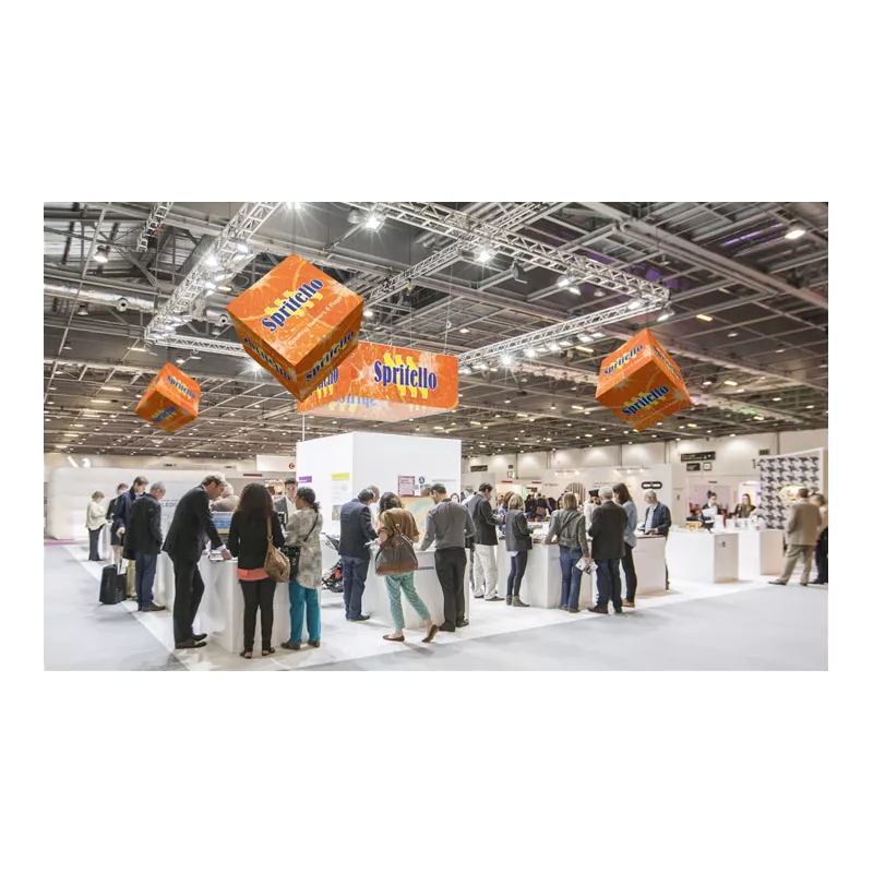 CUBE SUSPENDED ADVERTISEMENT / purchase / set / rapidoprinting