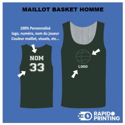 personnalisez votre maillot de basket à 100%