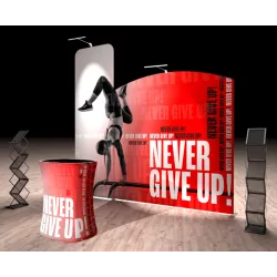 stand 1 / single stand / stand for trade show / bought / rapidoprinting