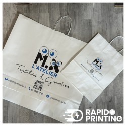 SACS Papiers  avec poignées torsadées taille: S-M-L