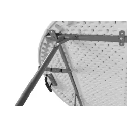 Folding round table plastic tray diameter 122cm