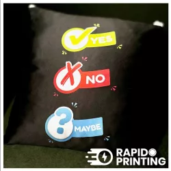 47X47cm cushion cover print with logo printing