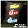47X47cm cushion cover print with logo printing