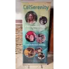 Stand imprimé pour salon roll-up 85x200cm qualité ECO pas cher