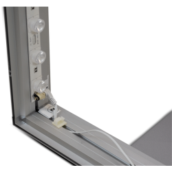 Totem Rahmen LED Licht Stoff 85x200cm doppelseitig billig