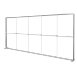 Backlit image wall for professional living room-showroom