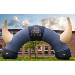 Inflatable advertising items / custom-made / Helmet Viking / buy / rapidoprinting