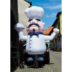 Inflatable advertising object / custom-made / chef's / buy / rapidoprinting