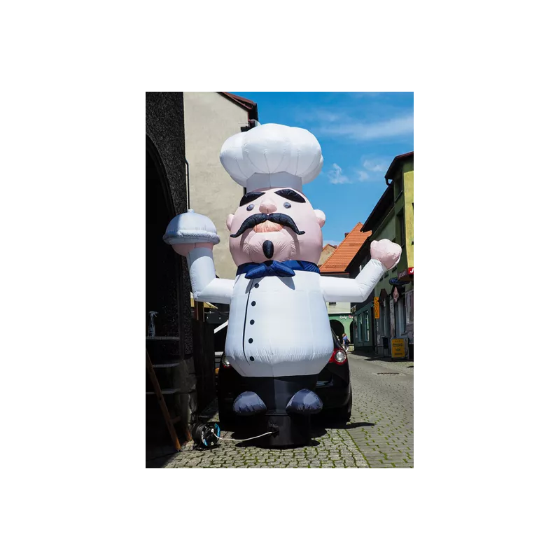 Inflatable advertising object / custom-made / chef's / buy / rapidoprinting