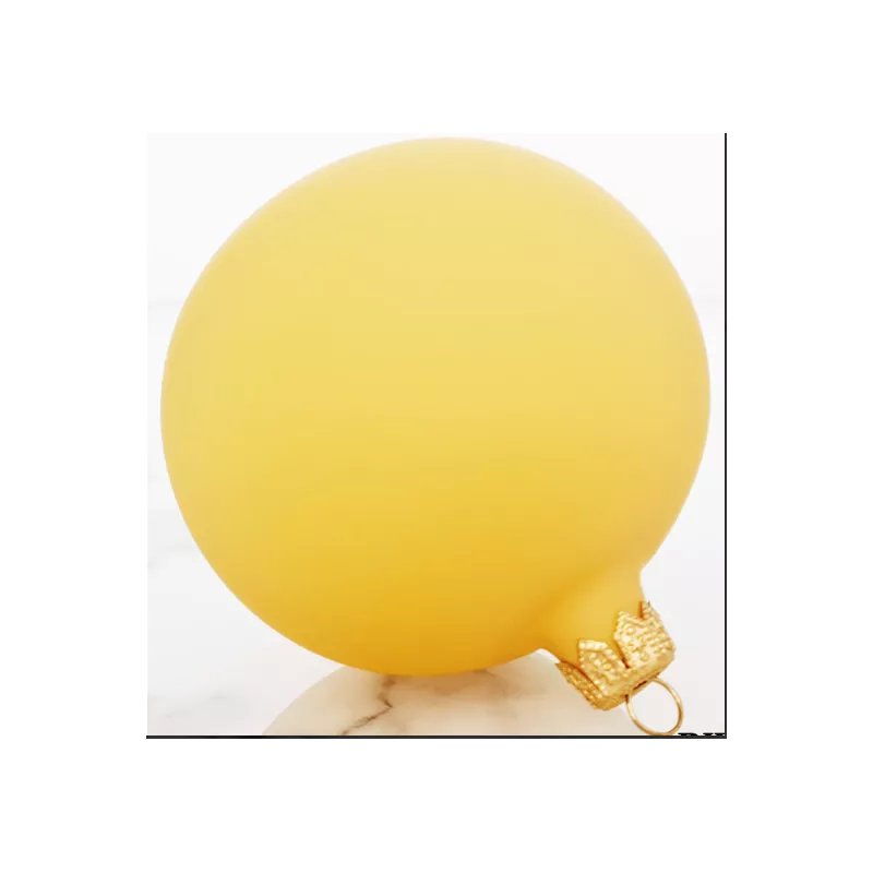 Boules de Noël 60mm personnalisées, logo ou texte par tampographie