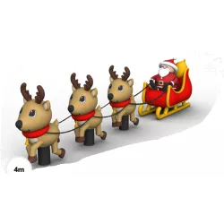 Christmas slick 4m / inflatable / buy / Rapidoprinting