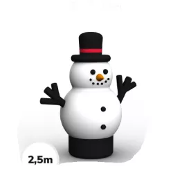 Snowman 2.50m/gonflable/acheter/Rapidoprinting