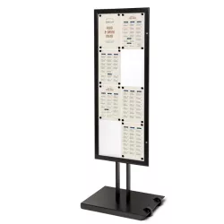 Outdoor menu door black / buy / rapidoprinting
