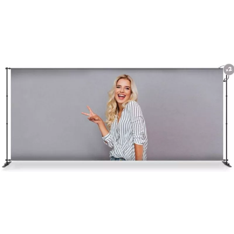 Custom Call Photo Stand - Canvas for Event and Studio