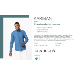 chemise jean homme CDCDR