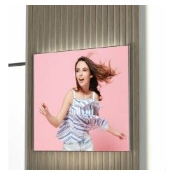 ALU LED RAHMEN AUFGESPANNT