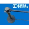 Custom separator with terrace printing or management Visitors streams
