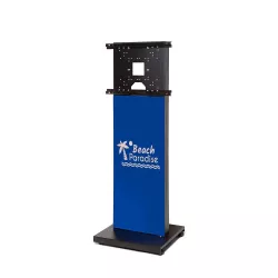 Screen standing with custom visual